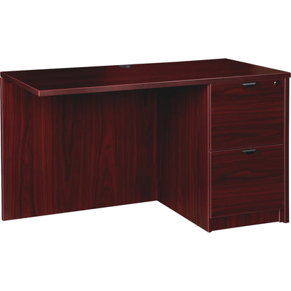 Lorell Prominence 2.0 Right Return - 29" Height x 42" Width x 24" Depth, 1" Thickness Top - Total Drawer(s): 2 - Band Ed