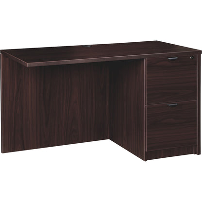 Lorell Prominence 2.0 Right Return - 29" Height x 48" Width x 24" Depth, 1" Thickness Top - Total Drawer(s): 2 - Band Ed