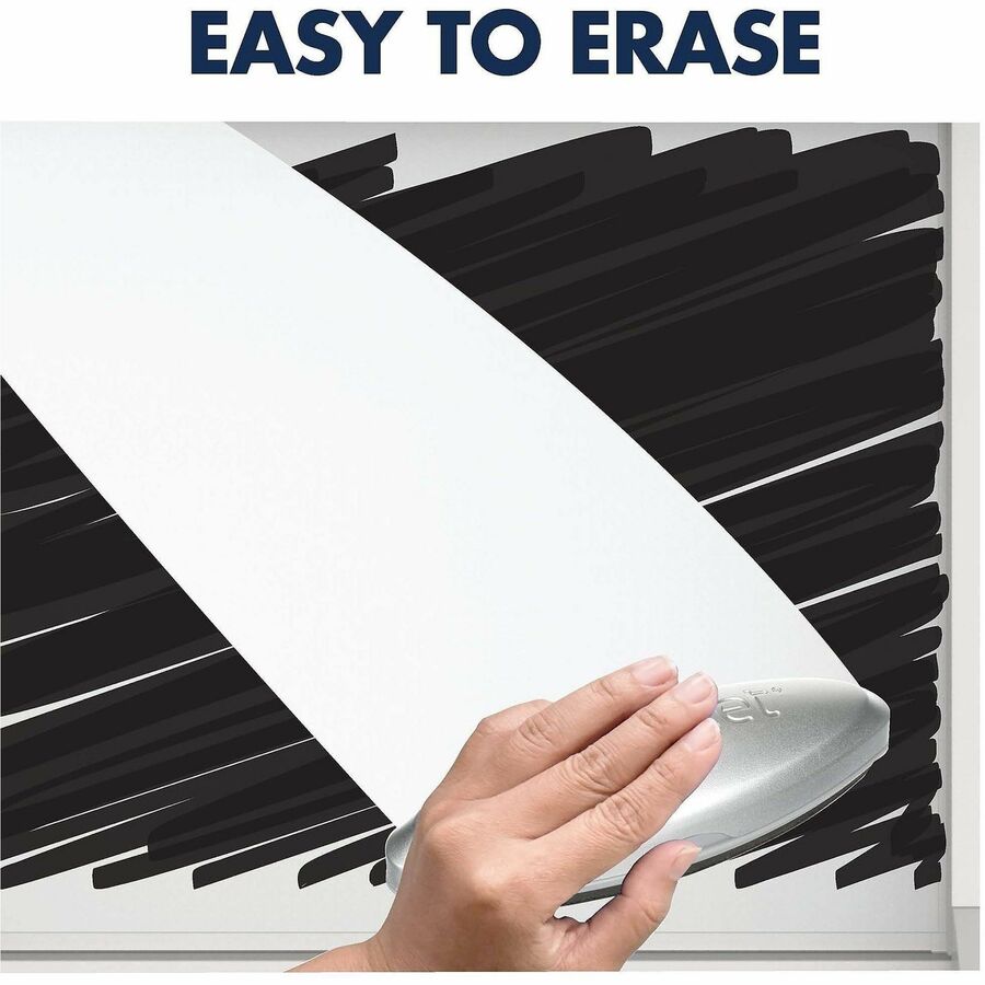 Quartet Motion Dual-Track Mobile Magnetic Dry-Erase Easel - 40" (3.3 ft) Width x 68" (5.7 ft) Height - White Painted Ste