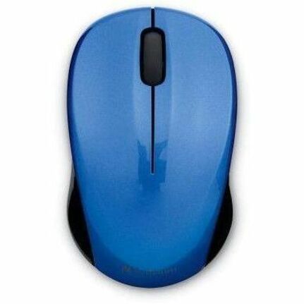 Verbatim Silent Wireless Blue LED Mouse - Blue - Blue LED/Optical - Wireless - Radio Frequency - Blue - USB Type A - Scr