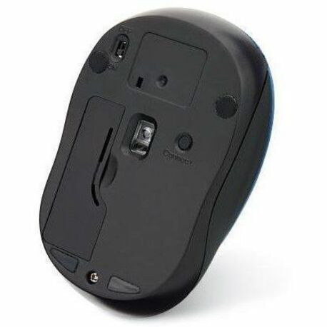 Verbatim Silent Wireless Blue LED Mouse - Blue - Blue LED/Optical - Wireless - Radio Frequency - Blue - USB Type A - Scr