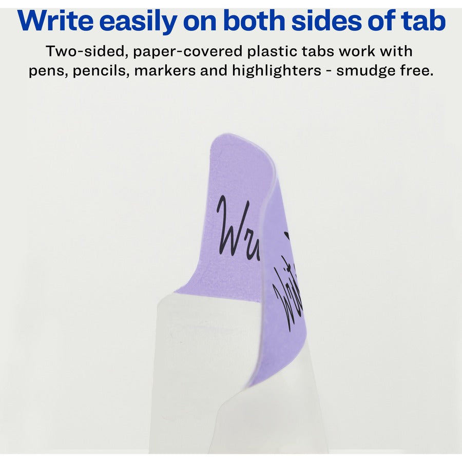 Avery® UltraTabs Color Design 2-sided Multiuse Tabs - 24 Tab(s) - 1.50" Tab Height x 2" Tab Width - Removable - 1 Each