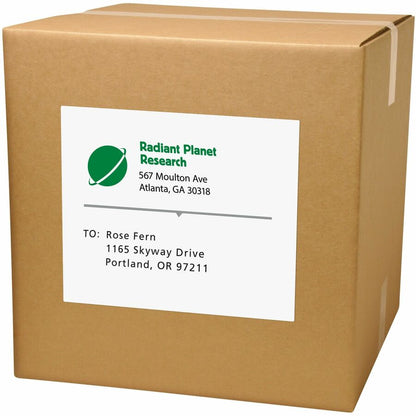 Avery® Shipping Address Labels, Full Sheet Labels, Permanent, 500 Labels (91200) - x 8 1/2" Width x 11" Length - Full Sh