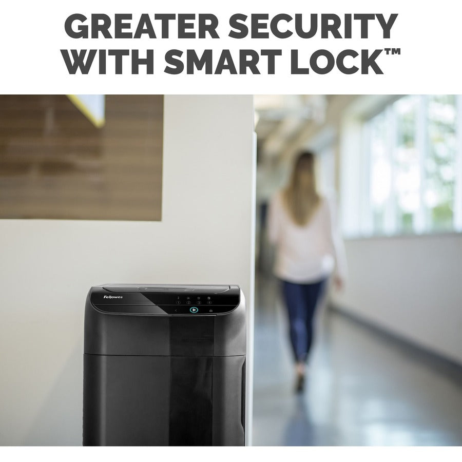 Fellowes AutoMax 350C Auto Feed Cross-Cut Shredder - Non-continuous Shredder - Cross Cut - 350 Per Pass
