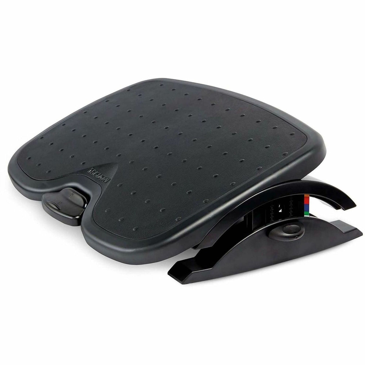 Kensington SmartFit Solemate Plus Foot Rest - 3.50" to 5" Adjustable Height - 30° Tilt - Black - 1 Each - TAA Compliant