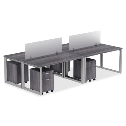 Lorell Relevance Series Tabletop - 59.9" Width x 29.5" Depth x 1" Thickness Table Top - Straight Edge - Finish: Mahogany