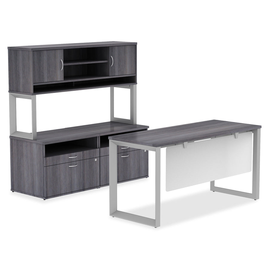 Lorell Relevance Series Modesty/Privacy Panel - 59" Width x 15.7" Height - Clear - 1 Each