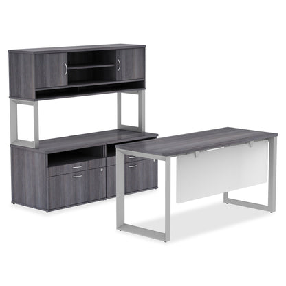 Lorell Relevance Series Modesty/Privacy Panel - 59" Width x 15.7" Height - Clear - 1 Each