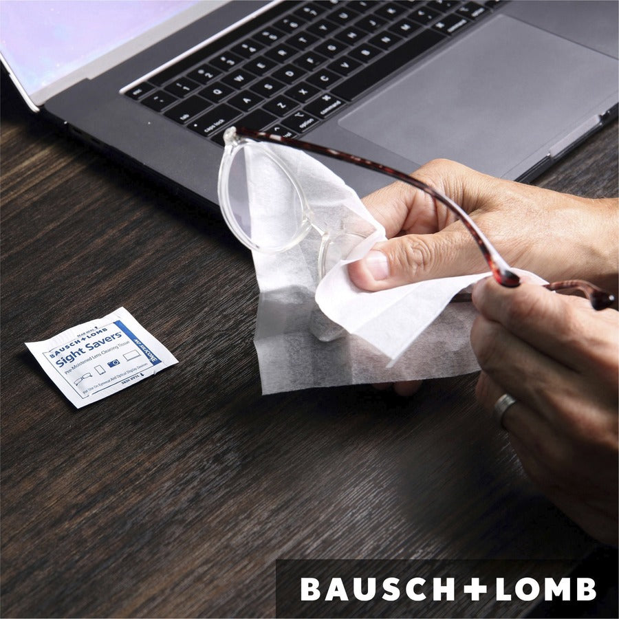 Bausch + Lomb Sight Savers Lens Cleaning Tissues - For Eyeglasses, Monitor, Camera Lens, Binocular - 2 / Bundle