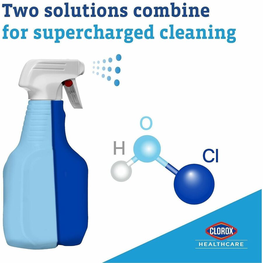 Clorox Healthcare Fuzion Cleaner Disinfectant Spray - For Multi Surface - Ready-To-Use - Spray - 32 fl oz (1 quart) - 9 