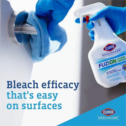 Clorox Healthcare Fuzion Cleaner Disinfectant Spray - For Multi Surface - Ready-To-Use - Spray - 32 fl oz (1 quart) - 9 