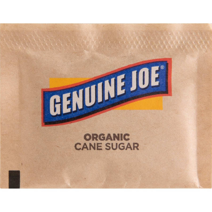 Genuine Joe Turbinado Natural Cane Sugar Packets - 0.159 oz (4.5 g) - Molasses Flavor - Natural Sweetener - 200/Box - 2 