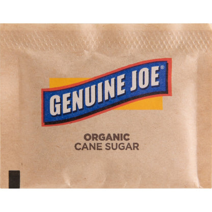 Genuine Joe Turbinado Natural Cane Sugar Packets - 0.159 oz (4.5 g) - Molasses Flavor - Natural Sweetener - 200/Box - 2 