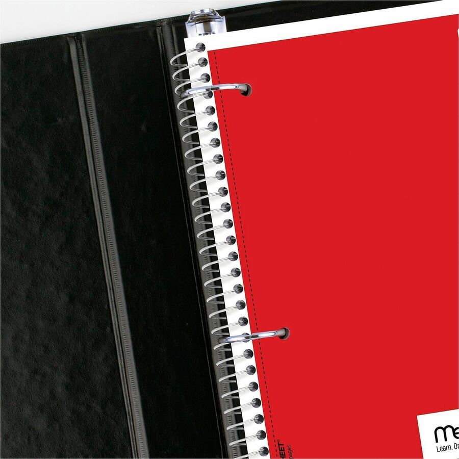Mead Wide Ruled 1-Subject Notebooks - 70 Sheets - Spiral - Wide Ruled Front Ruling - 8" x 10 1/2" Sheet Size - White Pap