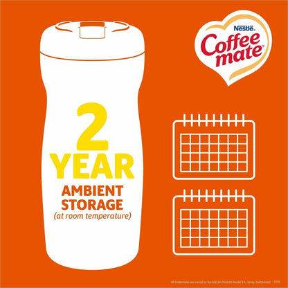 Coffee mate Hazelnut Powdered Coffee Creamer - Hazelnut Flavor - 0.94 lb (15 oz) - 1692 Serving - 12 / Carton