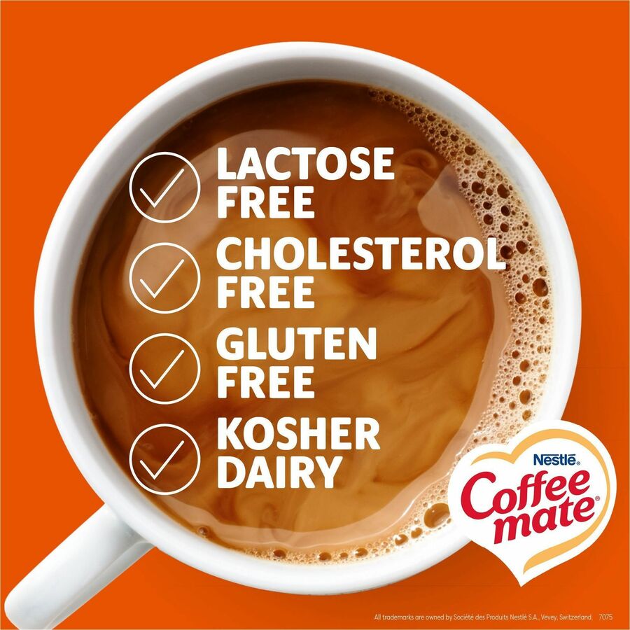 Coffee mate Hazelnut Powdered Coffee Creamer - Hazelnut Flavor - 0.94 lb (15 oz) - 1692 Serving - 12 / Carton