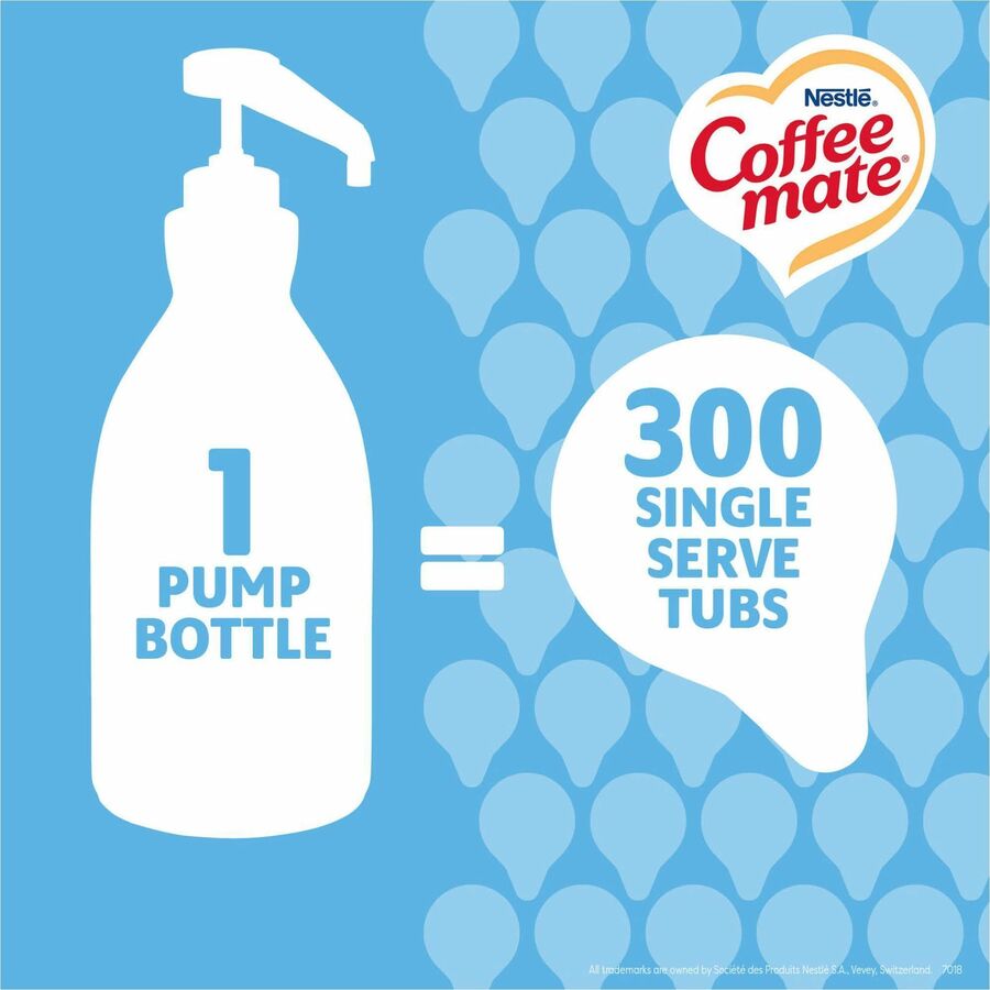 Coffee mate French Vanilla Liquid Concentrate Coffee Creamer - Pump Bottle - French Vanilla Flavor - 50.70 fl oz (1.50 L