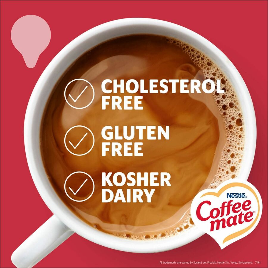Coffee mate Peppermint Mocha Nondairy Liquid Creamer Singles - Peppermint Mocha Flavor - 0.38 fl oz (11 mL) - 200 Servin