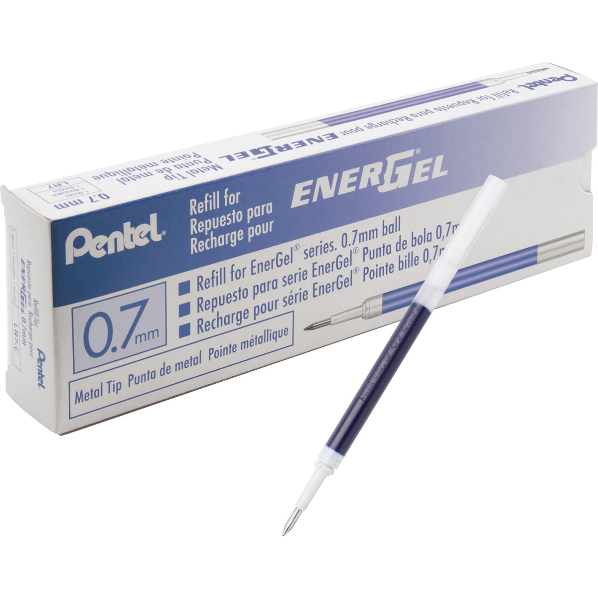 Pentel EnerGel Liquid Gel Pen Refill - 0.70 mm - Blue Ink - Smudge Proof, Quick-drying Ink, Glob-free, Smooth Writing - 