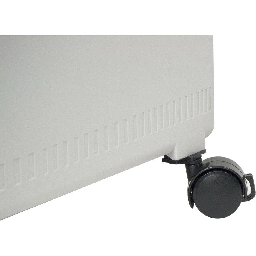 Storex Single/Double Poly Filing Drawer - 14.1" Length x 31.8" Width x 26" Height - 2 x Drawer(s) for File - 1 Each