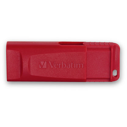 Verbatim Store 'n' Go USB Flash Drives - 16 GB - USB 2.0 - Red - Lifetime Warranty - 4 / Carton