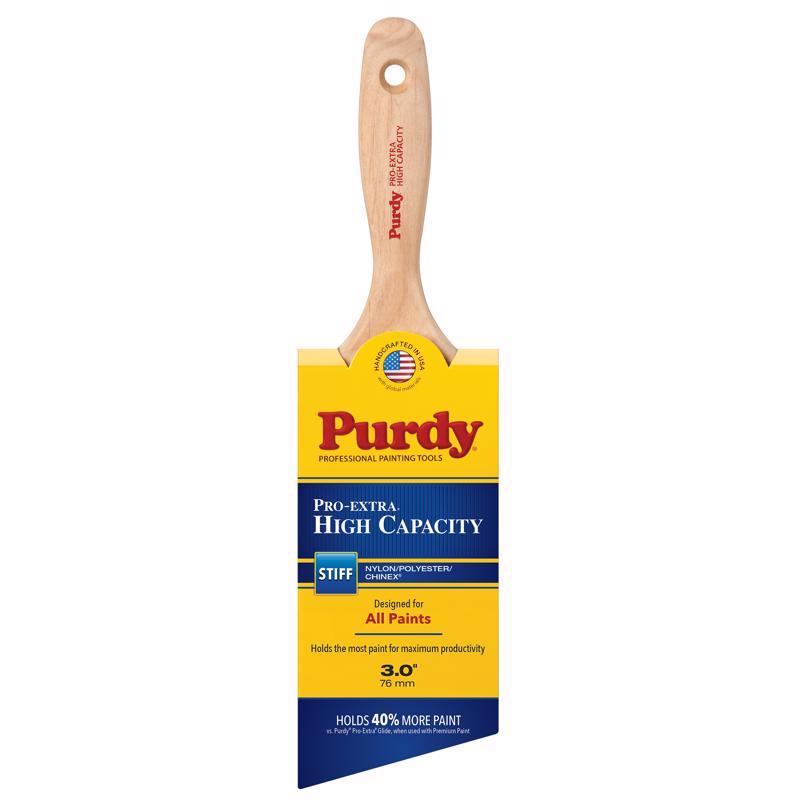 Purdy Pro-Extra High Capacity 3 in. Stiff Angle Paint Brush