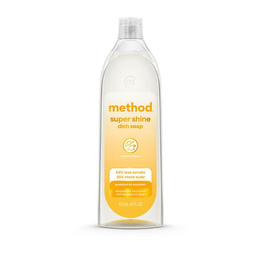 Method Super Shine Coastal Citron Scent Liquid Dish Soap 16 oz 1 pk