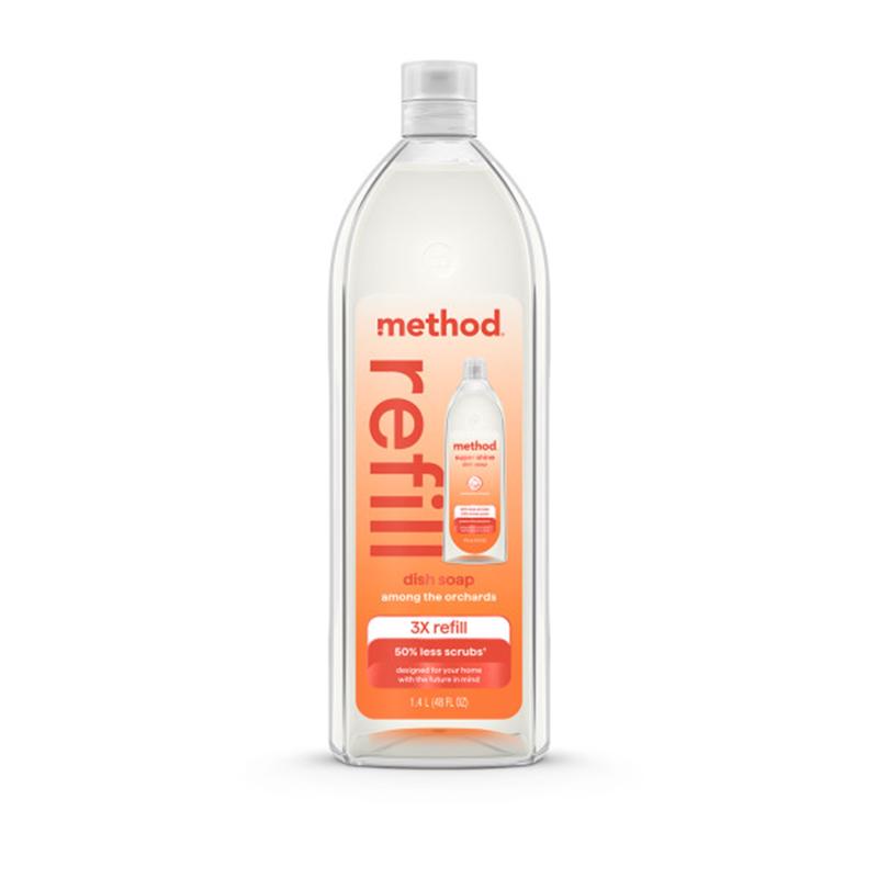 Method Super Shine Among the Orchards Scent Liquid Dish Soap Refill 48 oz 1 pk