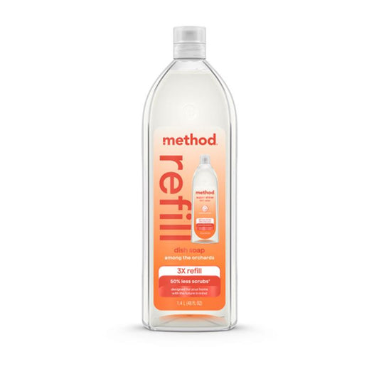 Method Super Shine Among the Orchards Scent Liquid Dish Soap Refill 48 oz 1 pk
