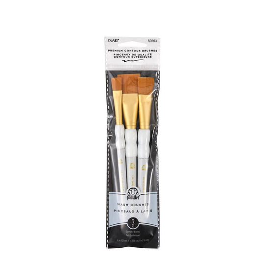 FolkArt Angle/Flat Wash Brush Set