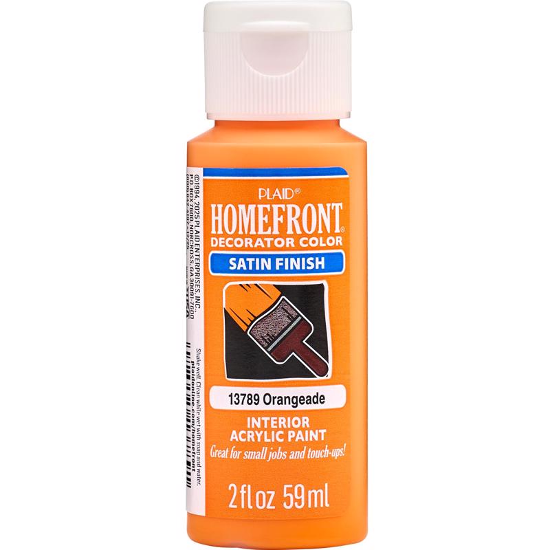 Homefront Satin Orangeade Craft Paint Interior 2 oz