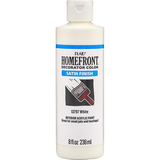 Homefront Satin White Craft Paint Interior 8 oz