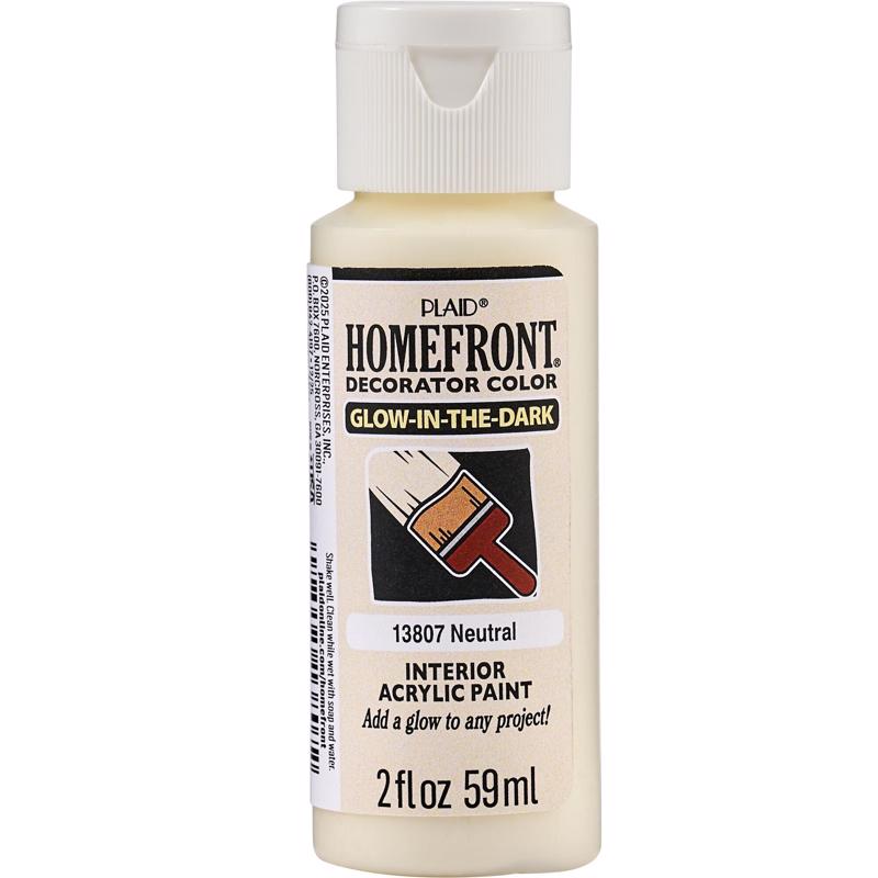 Homefront Glow-In-The-Dark Neutral Craft Paint Interior 2 oz
