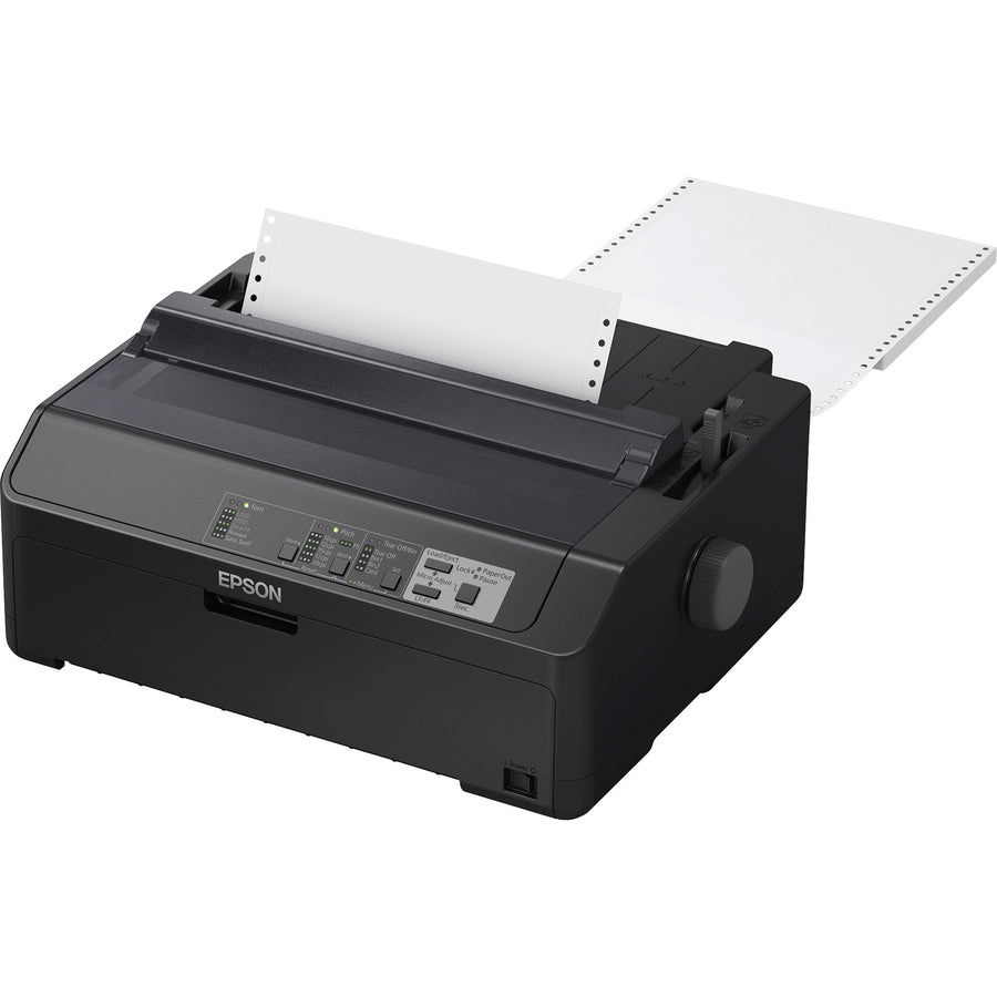Epson FX-890II 9-pin Dot Matrix Printer - Monochrome - Energy Star - 738 cps Mono - 8.50" , 6.50" , 9.50" Width x 11" , 