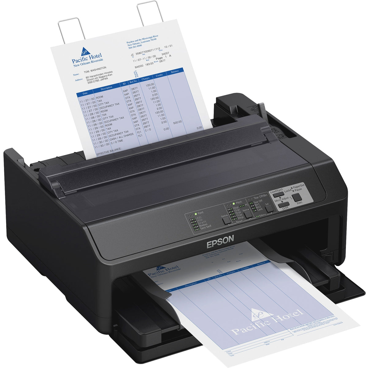 Epson FX-890II 9-pin Dot Matrix Printer - Monochrome - Energy Star - 738 cps Mono - 8.50" , 6.50" , 9.50" Width x 11" , 