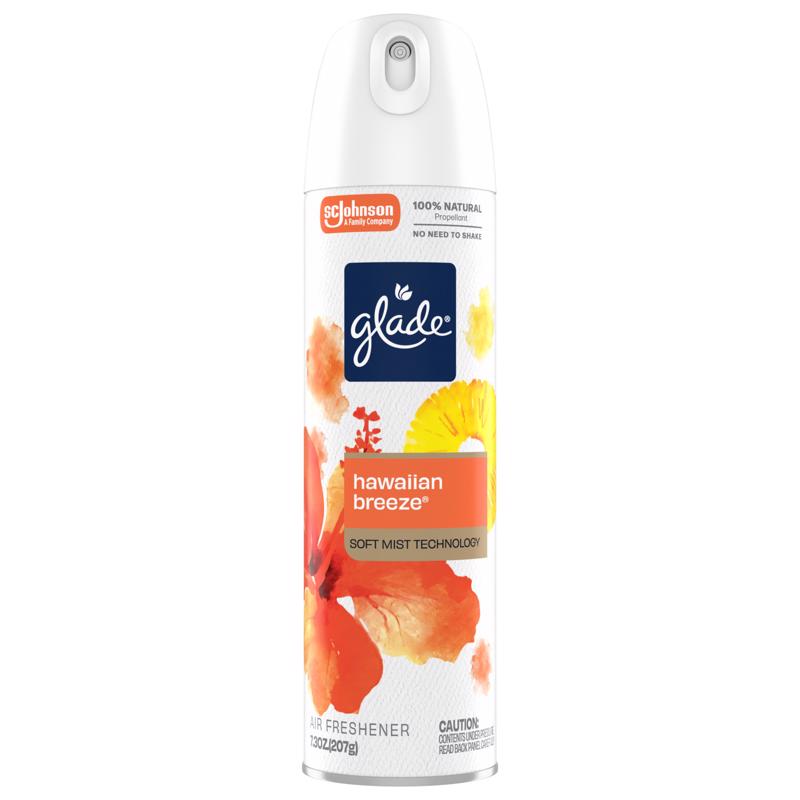 Glade Hawaiian Breeze Scent Air Freshener 7.3 oz Aerosol
