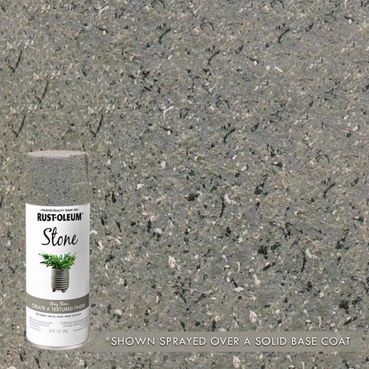 Rust-Oleum Stone Effect Gray Stone Spray Paint 12 oz