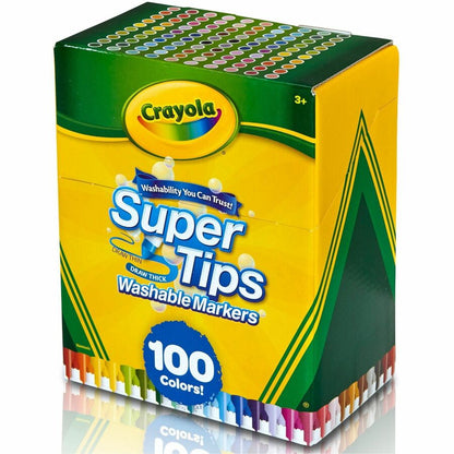 Crayola Super Tips Washable Markers - Washable - 1 Set