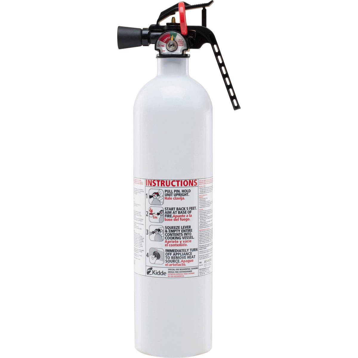 Kidde Fire Kitchen Fire Extinguisher - Lightweight, Non-toxic, Corrosion Resistant, Impact Resistant, Rust Resistant - W