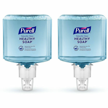 PURELL® ES6 CRT HEALTHY SOAP™ Naturally Clean Foam - Naturally Clean Scent - 1.27 quart - Dirt Remover, Kill Germs - Ski