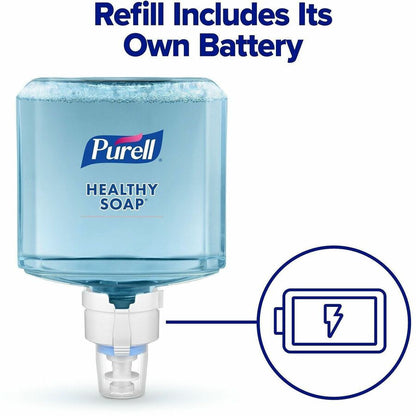 PURELL® ES8 HEALTHY SOAP™ 0.5% BAK Antimicrobial Foam - 1.27 quart - Kill Germs - Hand, Skin - Moisturizing - Blue - Dye