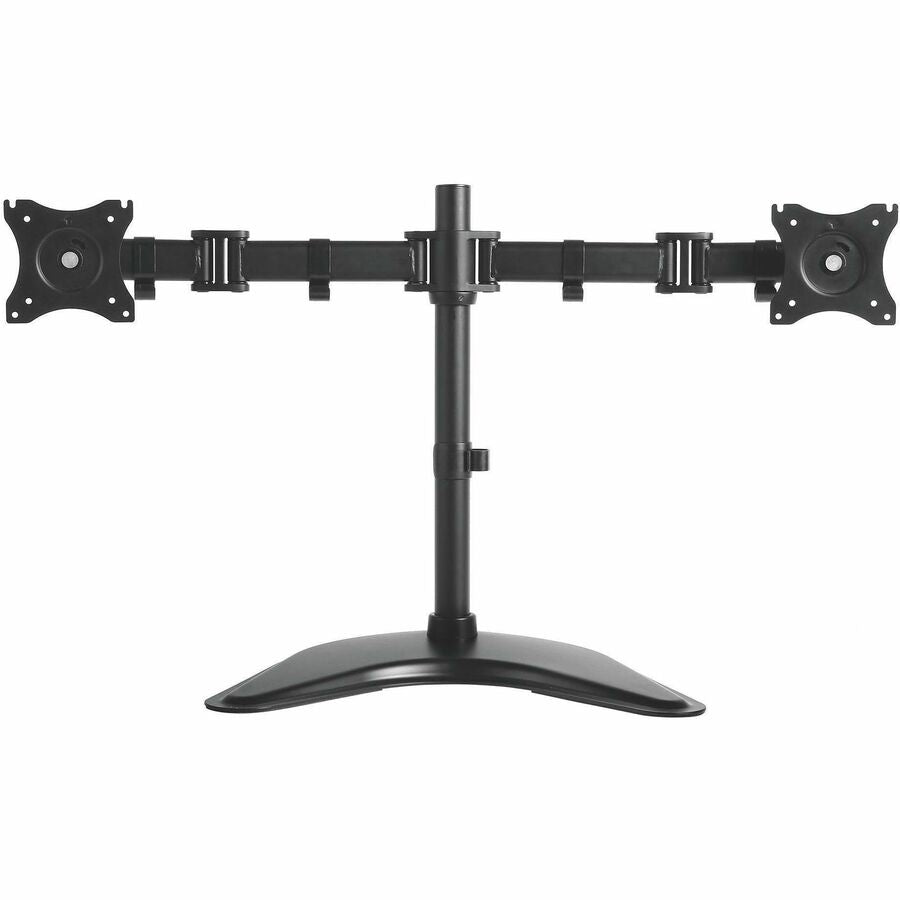 Kantek MA225 Mounting Arm for Monitor, Display - Black - Height Adjustable - 2 Display(s) Supported - 27" Screen Support
