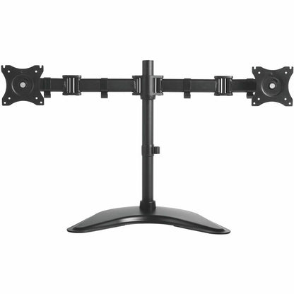 Kantek MA225 Mounting Arm for Monitor, Display - Black - Height Adjustable - 2 Display(s) Supported - 27" Screen Support