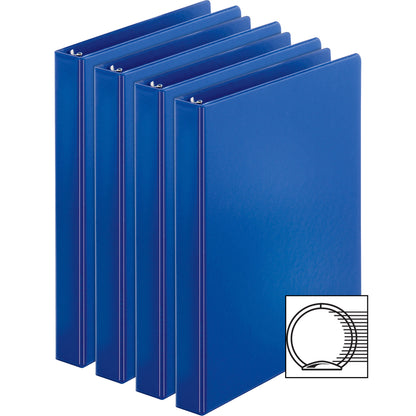 Business Source Basic Round Ring Binder - 1" Binder Capacity - Letter - 8 1/2" x 11" Sheet Size - 225 Sheet Capacity - 3