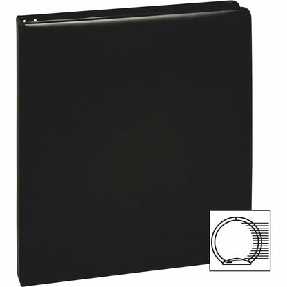 Business Source Basic Round Ring Binders - 1/2" Binder Capacity - Letter - 8 1/2" x 11" Sheet Size - 125 Sheet Capacity 