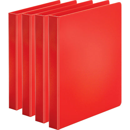 Business Source Basic Round Ring Binders - 1" Binder Capacity - Letter - 8 1/2" x 11" Sheet Size - 225 Sheet Capacity - 