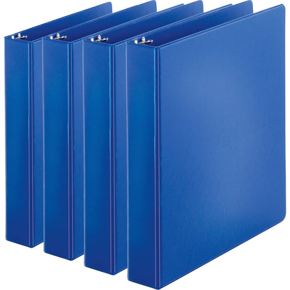 Business Source Basic Round Ring Binders - 1 1/2" Binder Capacity - Letter - 8 1/2" x 11" Sheet Size - 350 Sheet Capacit