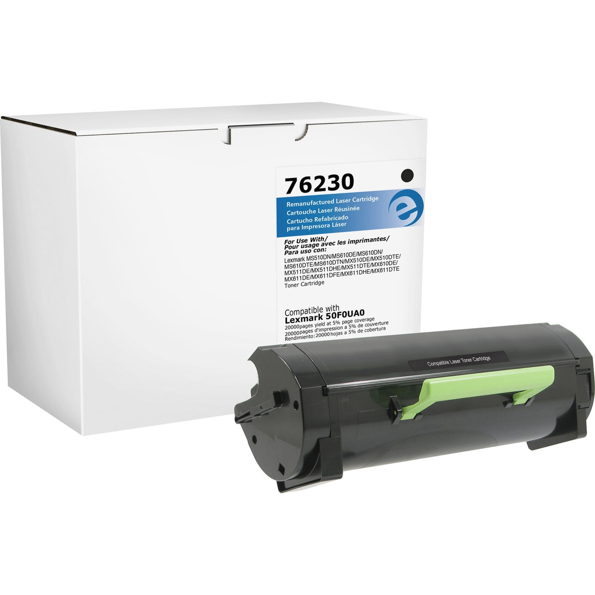 Elite Image Remanufactured Ultra High Yield Laser Toner Cartridge 50F1U00 - Black - 1 Each - 20000 Pages