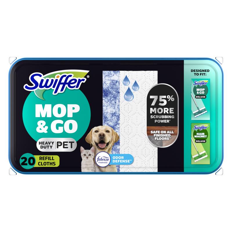 Swiffer Heavy Duty Pet Disposable Wet Cleaning Pads Wipes 20 pk