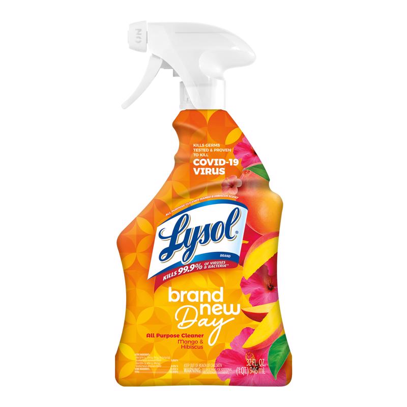 Lysol Brand New Day Mango & Hibiscus Scent Disinfectant 32 oz